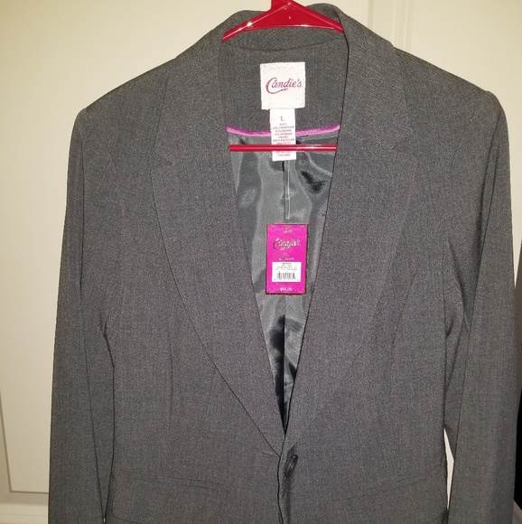 Candies gray blazer - Picture 1 of 3